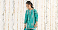 kids-clothes-mks-ef26-45-ferozi by Maria B Kids - Designer Dress  - Type : KidsClothes - Available at Libasekhas UK - 100% Original 