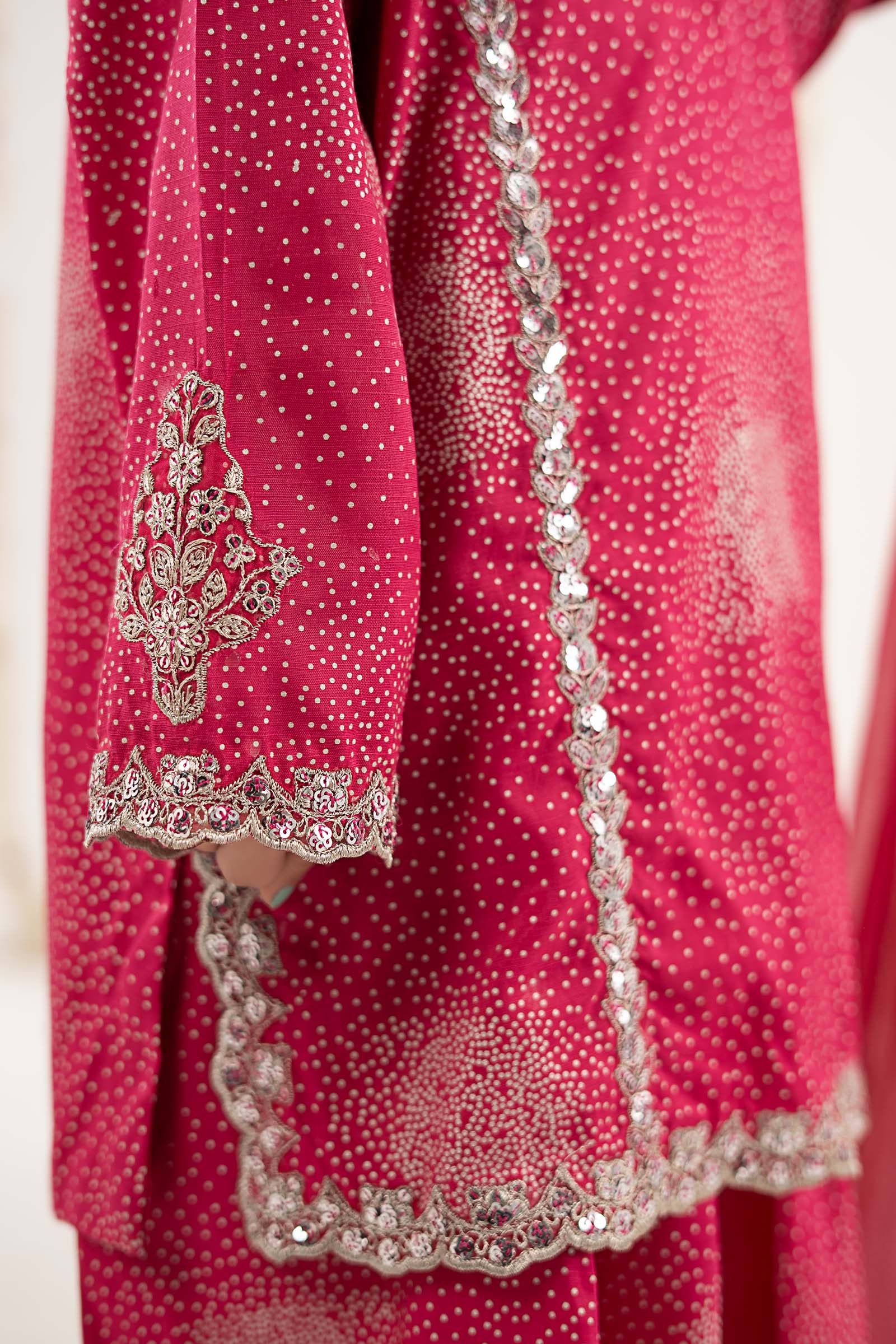 kids-clothes-mks-ef26-45-pink by Maria B Kids - Designer Dress  - Type : KidsClothes - Available at Libasekhas UK - 100% Original 