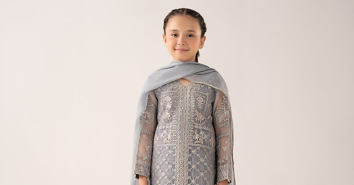 kids-clothes-mks-ef26-48-blue by Maria B Kids - Designer Dress  - Type : KidsClothes - Available at Libasekhas UK - 100% Original 