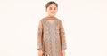 kids-clothes-mks-ef26-48-coffee by Maria B Kids - Designer Dress  - Type : KidsClothes - Available at Libasekhas UK - 100% Original 