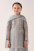 kids-clothes-mks-ef26-48-blue by Maria B Kids - Designer Dress  - Type : KidsClothes - Available at Libasekhas UK - 100% Original 