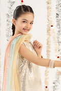 kids-clothes-mks-ef26-50-off-white by Maria B Kids - Designer Dress  - Type : KidsClothes - Available at Libasekhas UK - 100% Original 