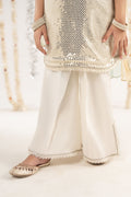 kids-clothes-mks-ef26-50-off-white by Maria B Kids - Designer Dress  - Type : KidsClothes - Available at Libasekhas UK - 100% Original 