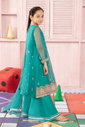 Maria B | 3 Piece Embroidered Organza Suit | MKS-PF24-01 - by - Libasekhas UK - Registered Vendor of : Maria B - 100% Original Designer Dresss