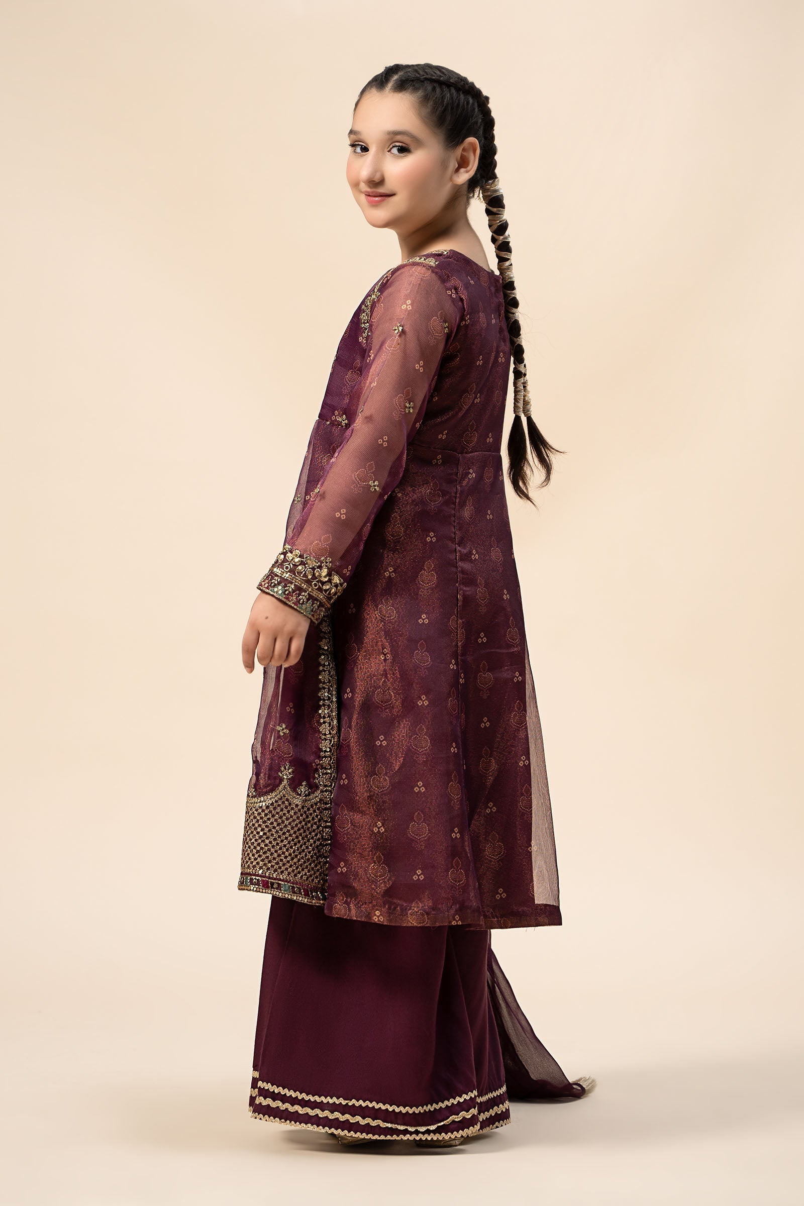 Maria B | 3 Piece Embroidered Cotton Net Suit | MKS-W24-01 - by - Libasekhas UK - Registered Vendor of : Maria B - 100% Original Designer Dresss