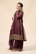 Maria B | 3 Piece Embroidered Cotton Net Suit | MKS-W24-01 - by - Libasekhas UK - Registered Vendor of : Maria B - 100% Original Designer Dresss