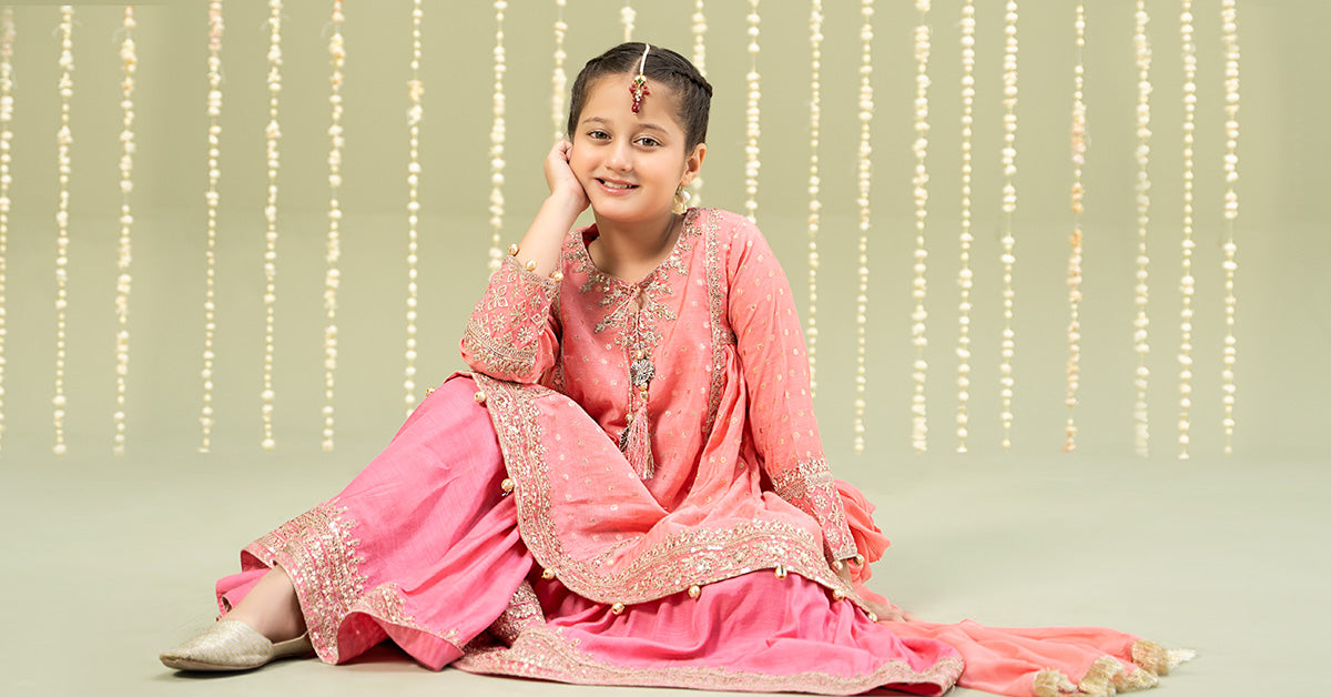 Maria B | 3 Piece Embroidered Paper Cotton Lurex Suit | MKS-W24-11 - by - Libasekhas UK - Registered Vendor of : Maria B - 100% Original Designer Dresss
