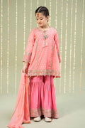 Maria B | 3 Piece Embroidered Paper Cotton Lurex Suit | MKS-W24-11 - by - Libasekhas UK - Registered Vendor of : Maria B - 100% Original Designer Dresss