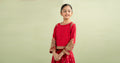 3 Piece Embroidered Raw Silk Suit - Kids Clothing - available at Maria Faisal in UK and USA.