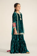 Maria B | 3 Piece Embroidered Velvet Suit | MKS-W24-16 - by - Libasekhas UK - Registered Vendor of : Maria B - 100% Original Designer Dresss