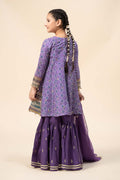 Maria B | 3 Piece Embroidered Raw Silk Suit | MKS-W24-20 - by - Libasekhas UK - Registered Vendor of : Maria B - 100% Original Designer Dresss