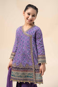 Maria B | 3 Piece Embroidered Raw Silk Suit | MKS-W24-20 - by - Libasekhas UK - Registered Vendor of : Maria B - 100% Original Designer Dresss