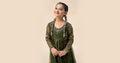 Maria B | 3 Piece Embroidered Net Suit | MKS-W24-25 - by - Libasekhas UK - Registered Vendor of : Maria B - 100% Original Designer Dresss
