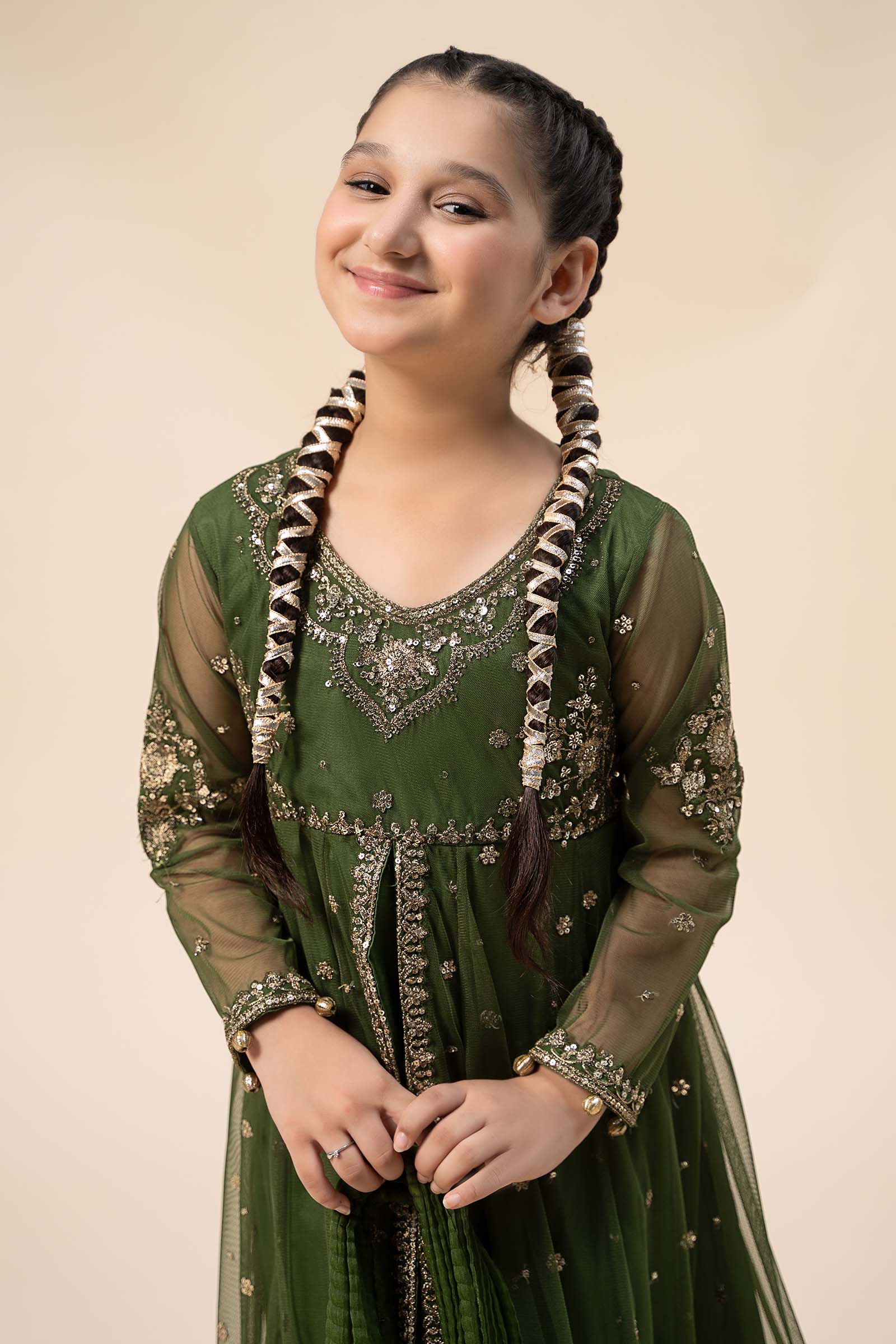 Maria B | 3 Piece Embroidered Net Suit | MKS-W24-25 - by - Libasekhas UK - Registered Vendor of : Maria B - 100% Original Designer Dresss