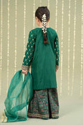 Maria B | 3 Piece Embroidered Raw Silk Suit | MKS-W24-28 - by - Libasekhas UK - Registered Vendor of : Maria B - 100% Original Designer Dresss