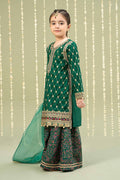 Maria B | 3 Piece Embroidered Raw Silk Suit | MKS-W24-28 - by - Libasekhas UK - Registered Vendor of : Maria B - 100% Original Designer Dresss