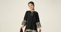 Maria B | 3 Piece Embroidered Raw Silk Suit | MKS-W24-31 - by - Libasekhas UK - Registered Vendor of : Maria B - 100% Original Designer Dresss