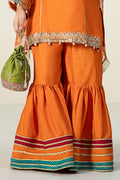 Maria B | 3 Piece Embroidered Raw Silk Suit | MKS-W24-31 - by - Libasekhas UK - Registered Vendor of : Maria B - 100% Original Designer Dresss