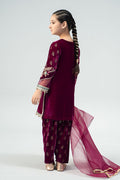 Maria B | 3 Piece Embroidered Velvet Suit | MKS-W24-32 - by - Libasekhas UK - Registered Vendor of : Maria B - 100% Original Designer Dresss