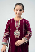 Maria B | 3 Piece Embroidered Velvet Suit | MKS-W24-32 - by - Libasekhas UK - Registered Vendor of : Maria B - 100% Original Designer Dresss