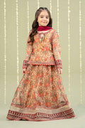 Maria B | 3 Piece Embroidered Cotton Maoori Net Suit | MKS-W24-35 - by - Libasekhas UK - Registered Vendor of : Maria B - 100% Original Designer Dresss