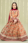 Maria B | 3 Piece Embroidered Cotton Maoori Net Suit | MKS-W24-35 - by - Libasekhas UK - Registered Vendor of : Maria B - 100% Original Designer Dresss