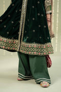 Maria B | 3 Piece Embroidered Velvet Suit | MKS-W24-40 - by - Libasekhas UK - Registered Vendor of : Maria B - 100% Original Designer Dresss