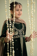Maria B | 3 Piece Embroidered Velvet Suit | MKS-W24-40 - by - Libasekhas UK - Registered Vendor of : Maria B - 100% Original Designer Dresss