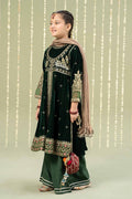 Maria B | 3 Piece Embroidered Velvet Suit | MKS-W24-40 - by - Libasekhas UK - Registered Vendor of : Maria B - 100% Original Designer Dresss