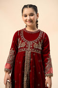 Maria B | 3 Piece Embroidered Velvet Suit | MKS-W24-40 - by - Libasekhas UK - Registered Vendor of : Maria B - 100% Original Designer Dresss