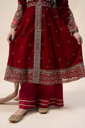 Maria B | 3 Piece Embroidered Velvet Suit | MKS-W24-40 - by - Libasekhas UK - Registered Vendor of : Maria B - 100% Original Designer Dresss
