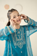 2 Piece Embroidered Organza Suit - Kids Clothing - available at Maria Faisal in UK and USA.