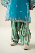 2 Piece Embroidered Organza Suit - Kids Clothing - available at Maria Faisal in UK and USA.