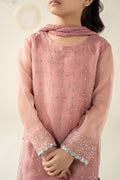 3 Piece Embellished Organza Suit - Kids Clothing - available at Maria Faisal in UK and USA.