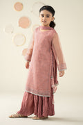 3 Piece Embellished Organza Suit - Kids Clothing - available at Maria Faisal in UK and USA.
