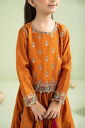 3 Piece Embroidered Silk Net Suit - Kids Clothing - available at Maria Faisal in UK and USA.