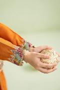 3 Piece Embroidered Silk Net Suit - Kids Clothing - available at Maria Faisal in UK and USA.