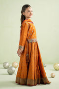 3 Piece Embroidered Silk Net Suit - Kids Clothing - available at Maria Faisal in UK and USA.