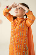 3 Piece Embroidered Organza Suit - Kids Clothing - available at Maria Faisal in UK and USA.