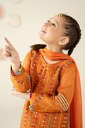 3 Piece Embroidered Organza Suit - Kids Clothing - available at Maria Faisal in UK and USA.