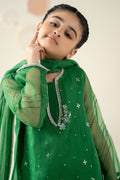 3 Piece Embellished Organza Suit - Kids Clothing - available at Maria Faisal in UK and USA.
