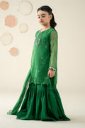 3 Piece Embellished Organza Suit - Kids Clothing - available at Maria Faisal in UK and USA.