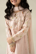 3 Piece Embroidered Cotton Silk Suit - Kids Clothing - available at Maria Faisal in UK and USA.