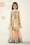 3 Piece Embroidered Organza Suit - Kids Clothing - available at Maria Faisal in UK and USA.