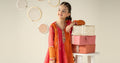 3 Piece Embroidered Organza Suit - Kids Clothing - available at Maria Faisal in UK and USA.