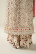 3 Piece Embroidered Organza Suit - Kids Clothing - available at Maria Faisal in UK and USA.