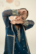 3 Piece Embroidered Organza Suit - Kids Clothing - available at Maria Faisal in UK and USA.