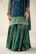 3 Piece Embroidered Organza Suit - Kids Clothing - available at Maria Faisal in UK and USA.