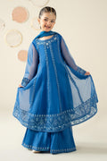 3 Piece Embroidered Organza Suit - Kids Clothing - available at Maria Faisal in UK and USA.