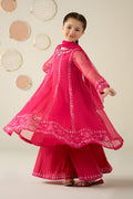 3 Piece Embroidered Organza Suit - Kids Clothing - available at Maria Faisal in UK and USA.